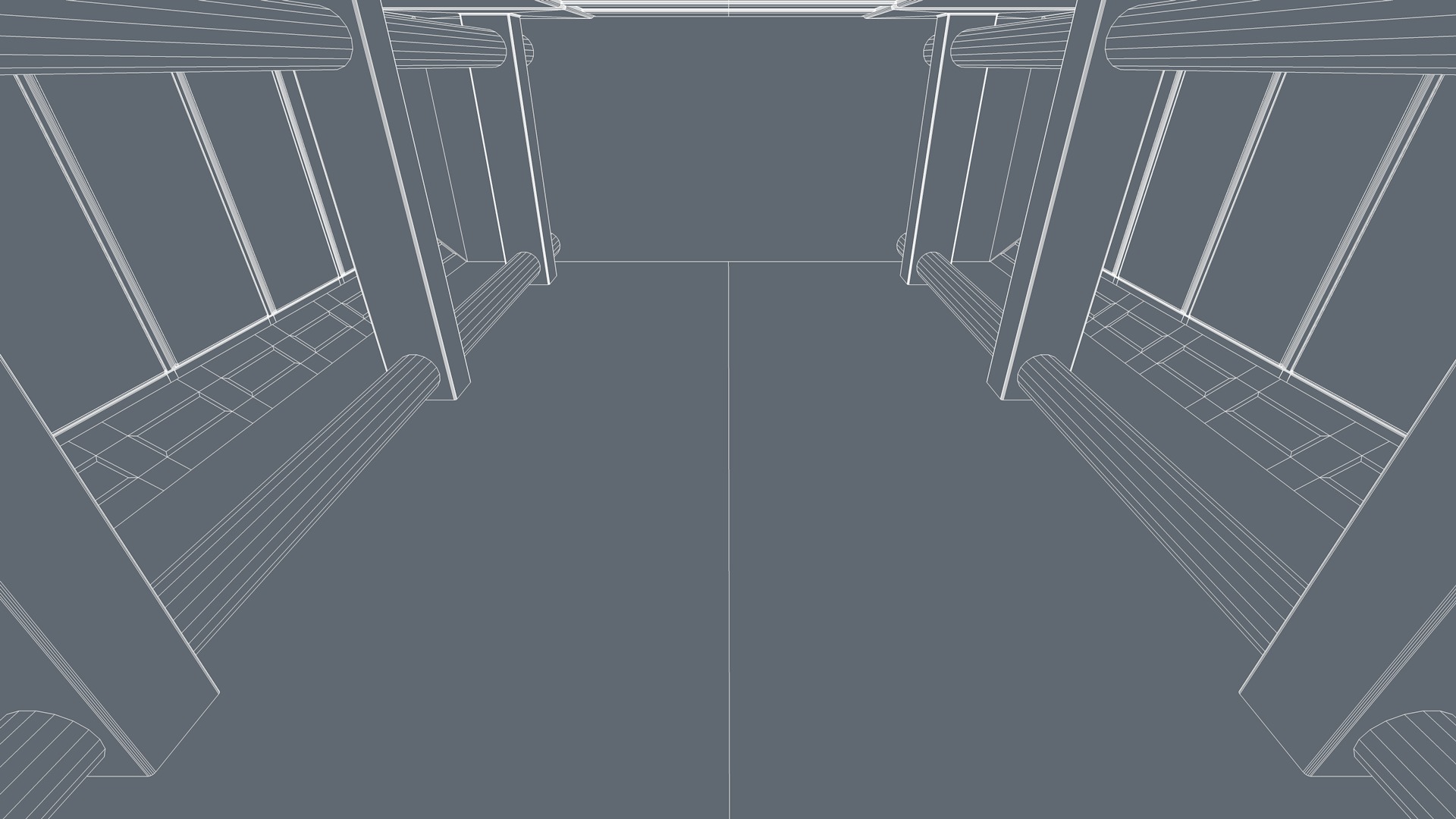 Sci Fi Room Low-poly 3D model_7