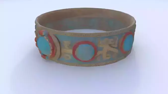 Xiuhcoatl-Armband 3D model