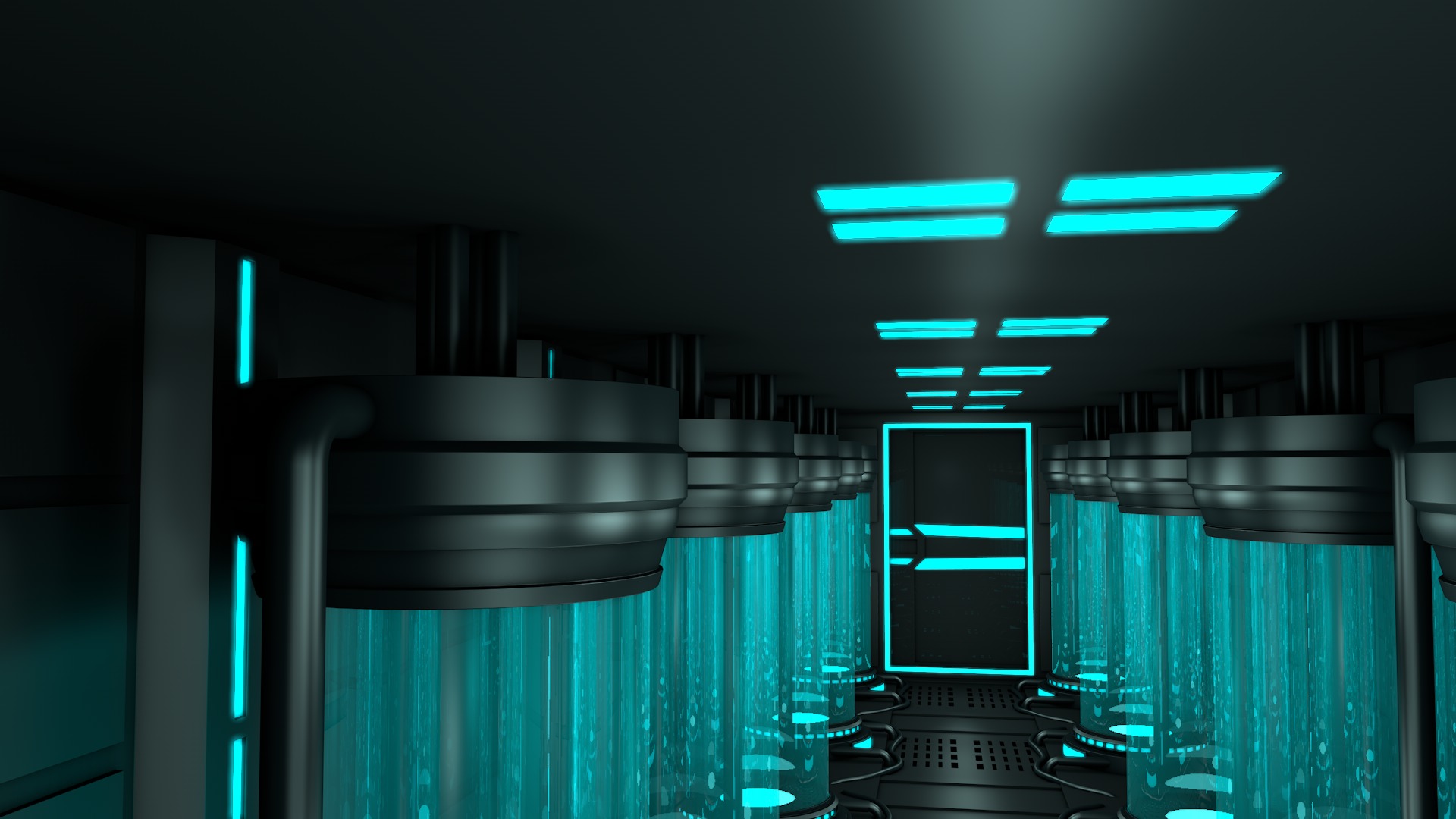 Sci Fi Interior 3D model_5