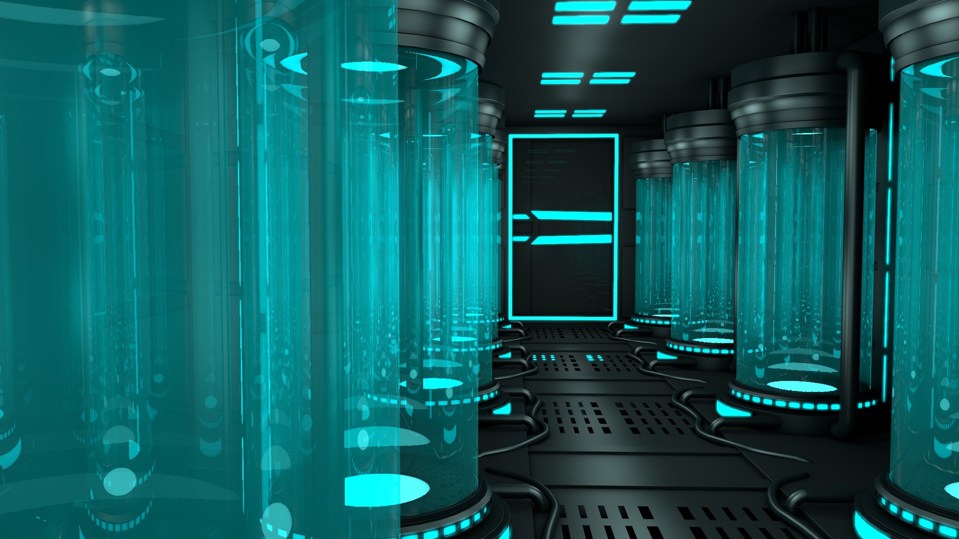 Sci Fi Interior 3D model_2