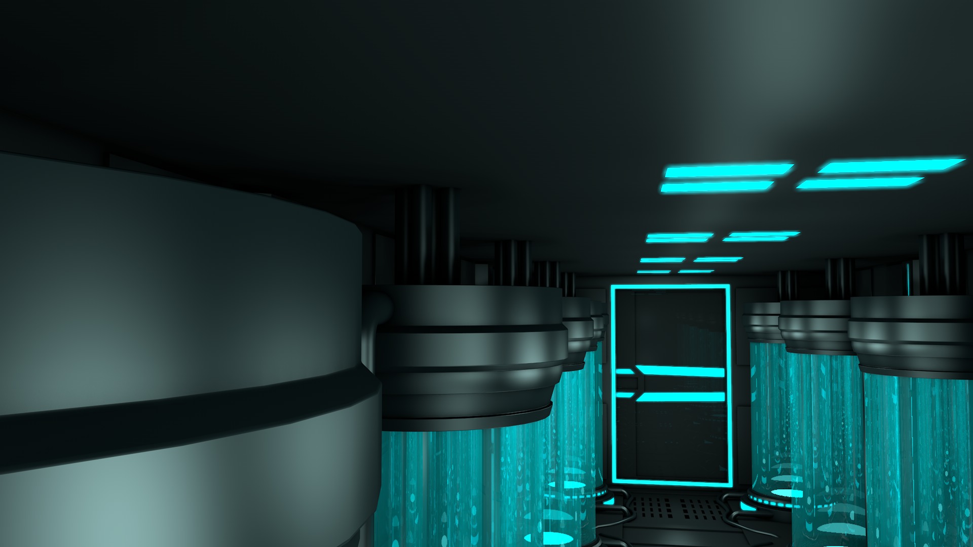 Sci Fi Interior 3D model_4