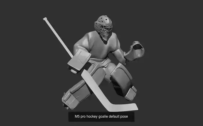 Hockey figures 2024 3D Model Collection