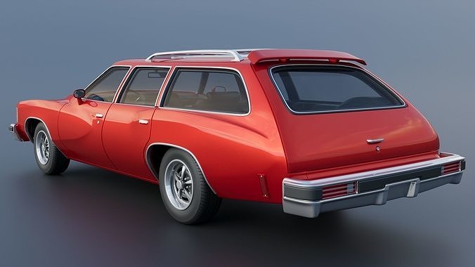 Pontiac LeMans Safari Wagon 1977 3D print model 5