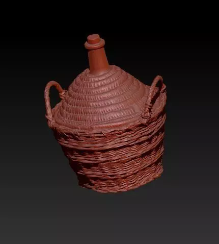 demijohn 3D print model_0