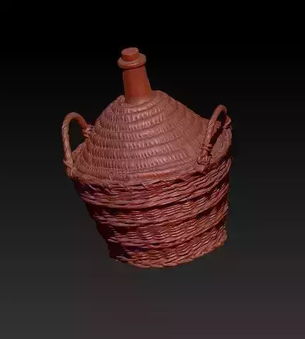 demijohn 3D print model