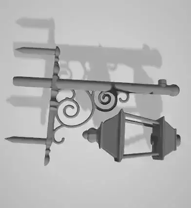 wall lamp 3 3D print model