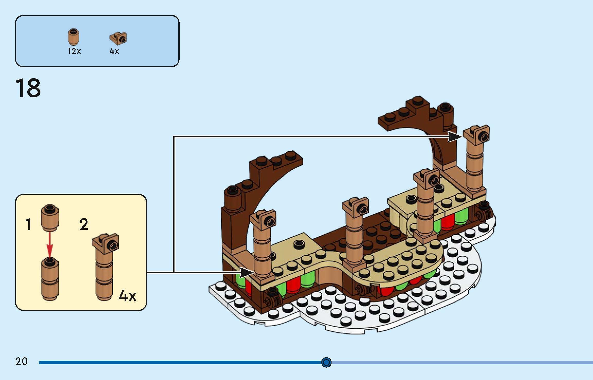 TwindBricks3D - 40602 Winter Market Stall 3D print model_24