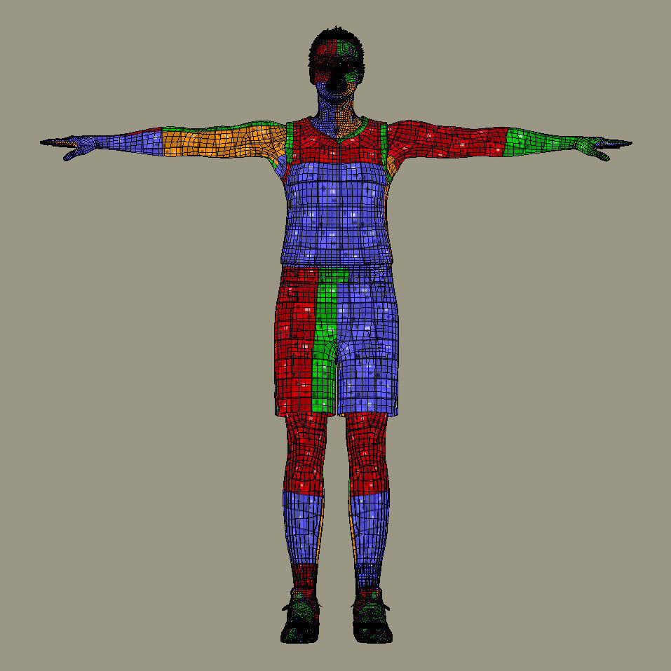 T-P Rigged Kiah Stokes Las Vegas Aces 3D model_8