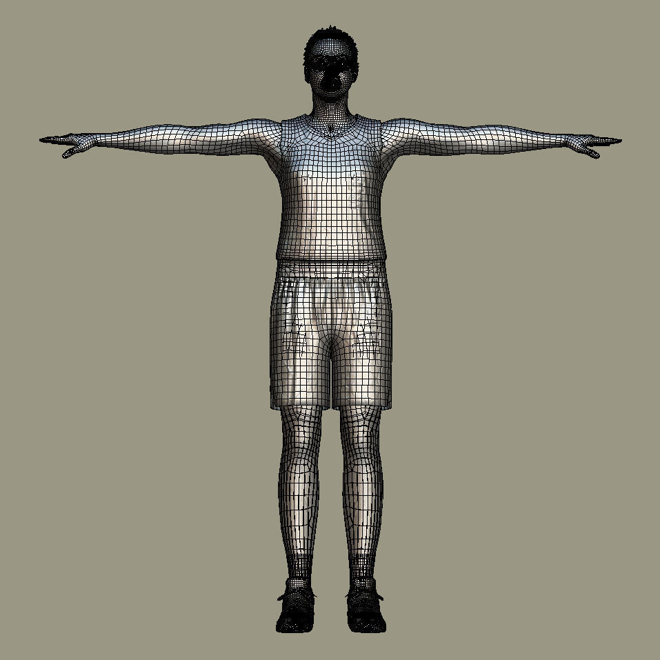T-P Rigged Kiah Stokes Las Vegas Aces 3D model_6