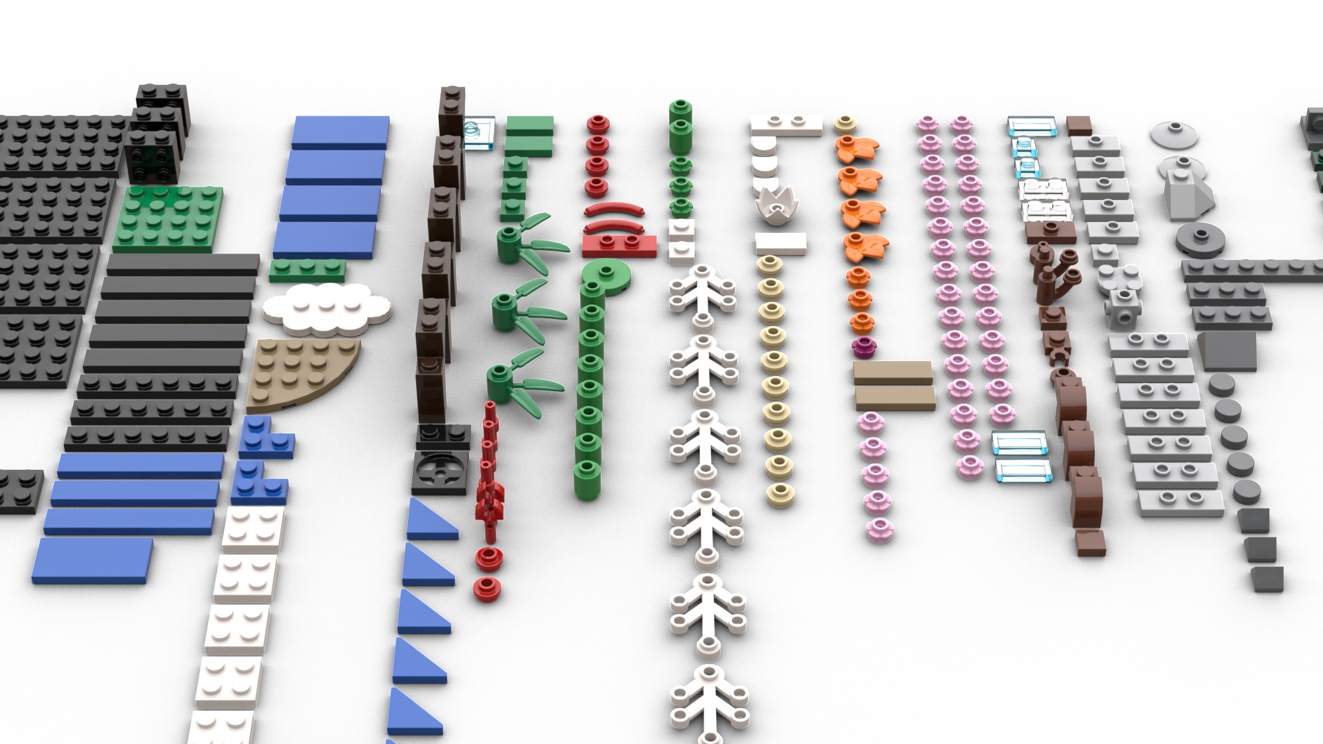 TwindBricks3D - 40713 Japan Postcard 3D print model_1