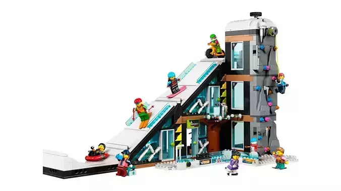 TwindBricks3D - 60366 Ski and Climbing Center 3D print model