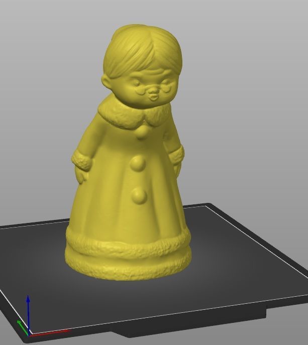 mr and mrs clause kissing 3D print model_5