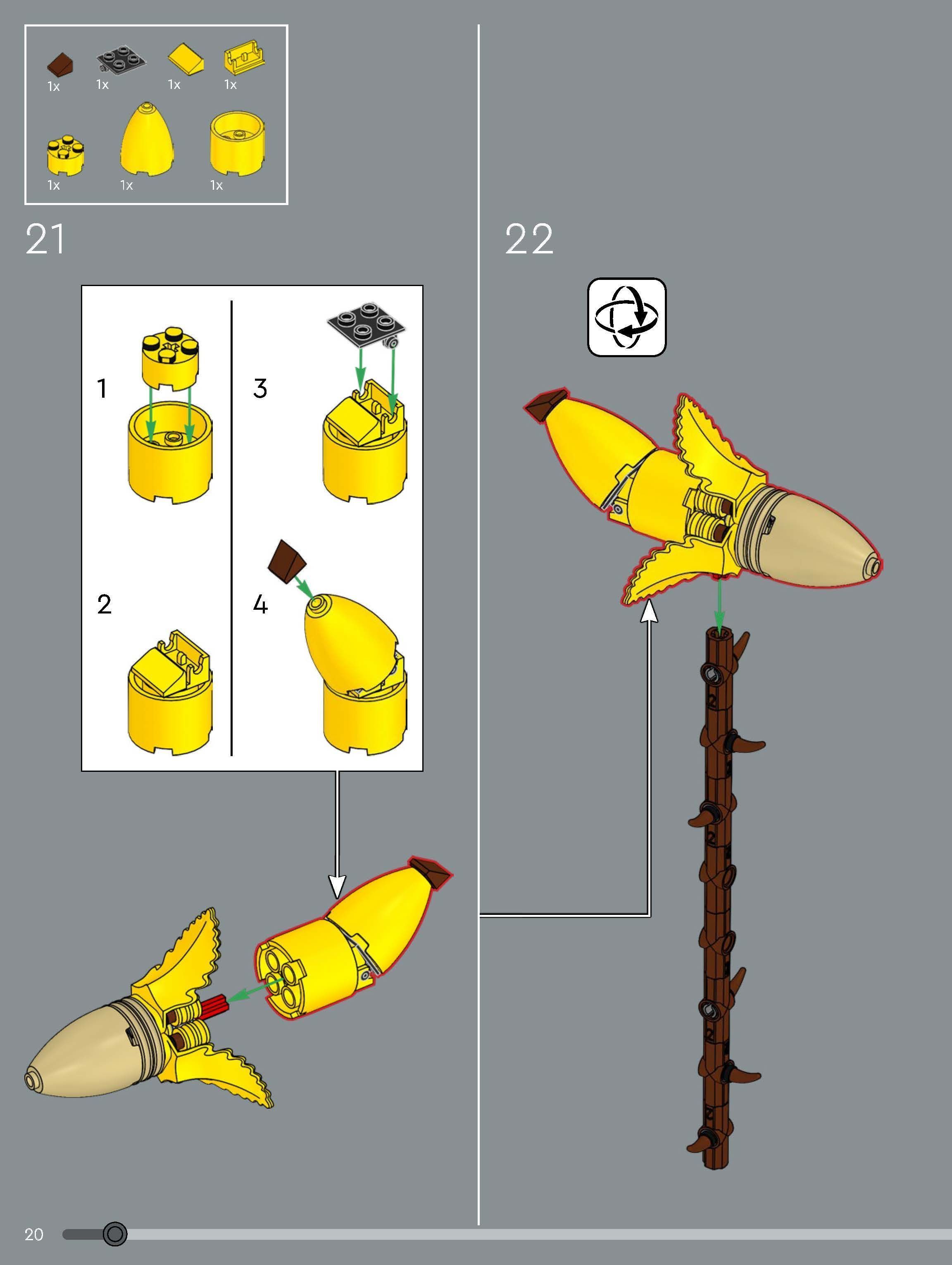 TwindBricks3D - 77072 Peely Bone 3D print model_14