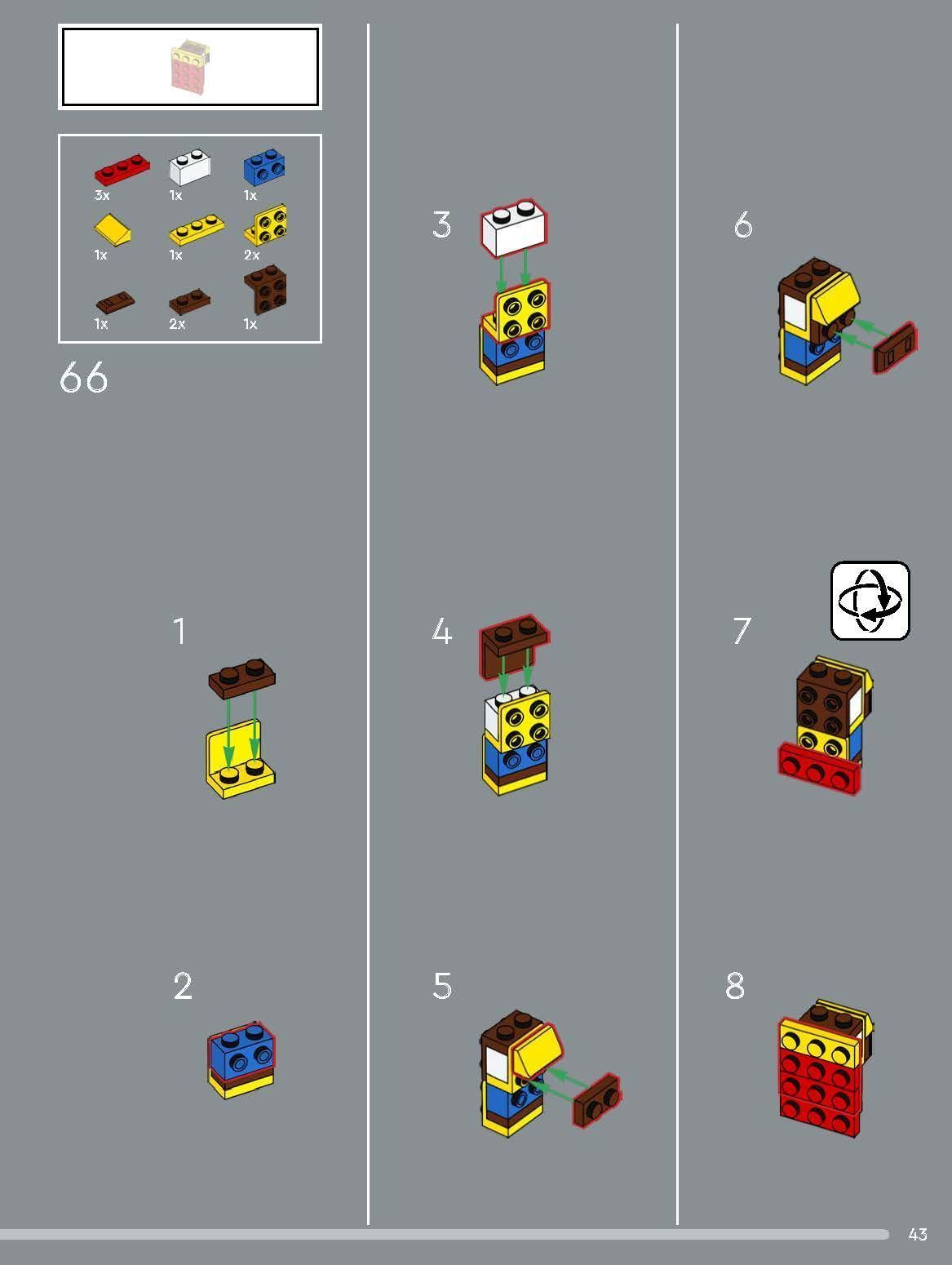 TwindBricks3D - 77072 Peely Bone 3D print model_59