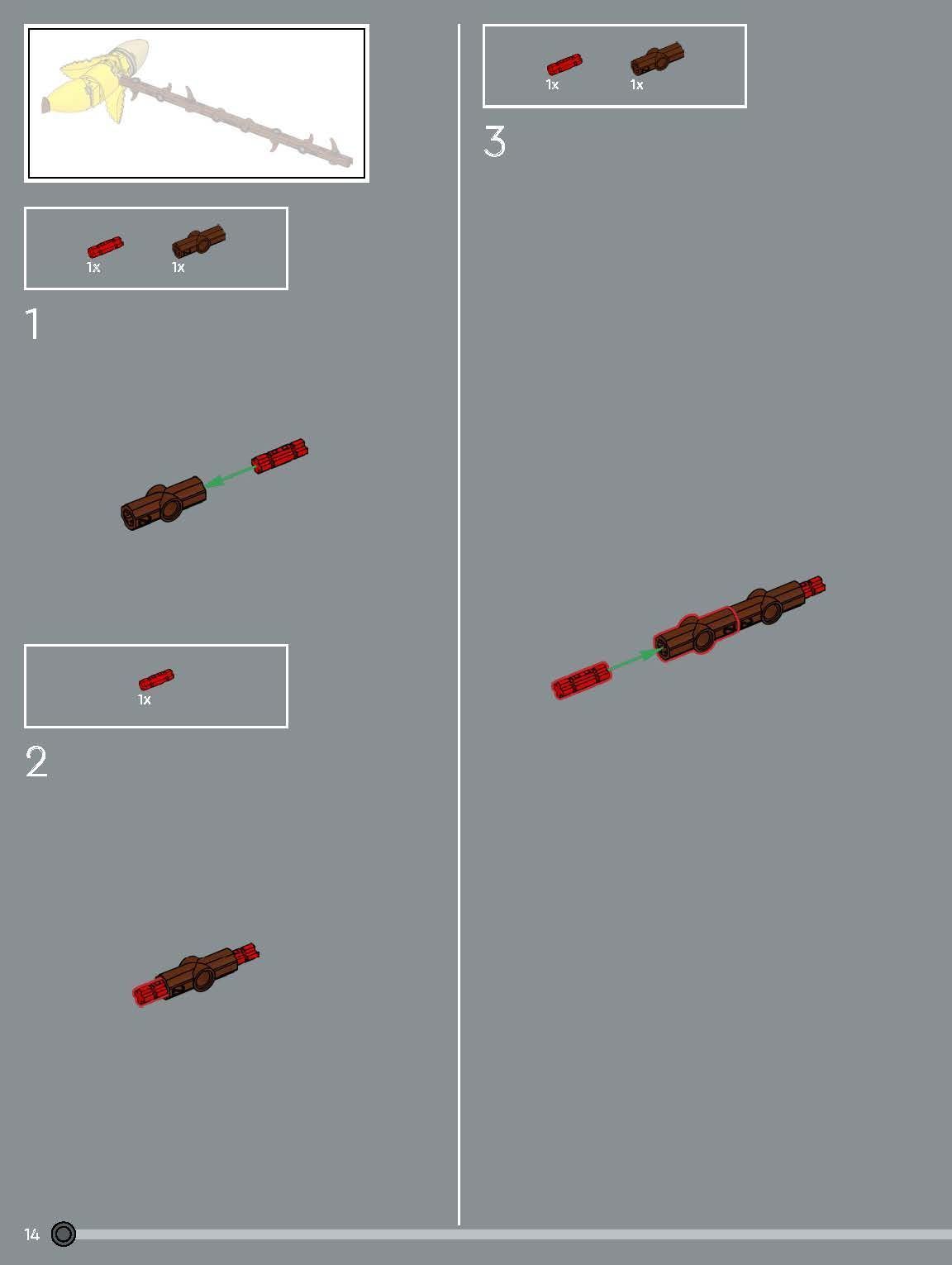 TwindBricks3D - 77072 Peely Bone 3D print model_2