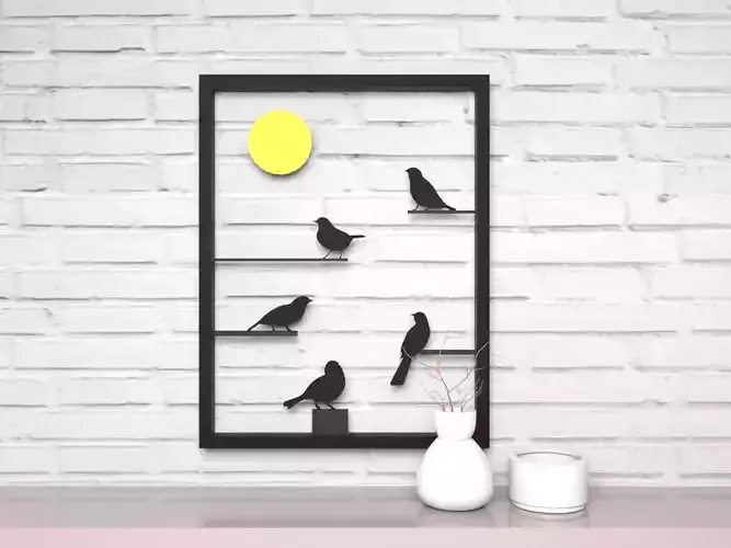 Bird Decoration Model