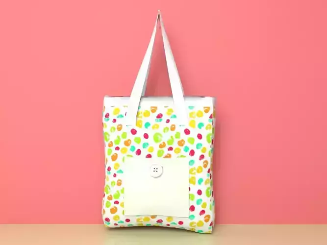 Colour dot shoulder bag
