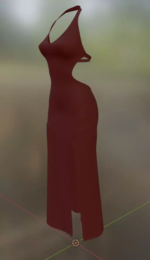 EveningDress Free 3D model