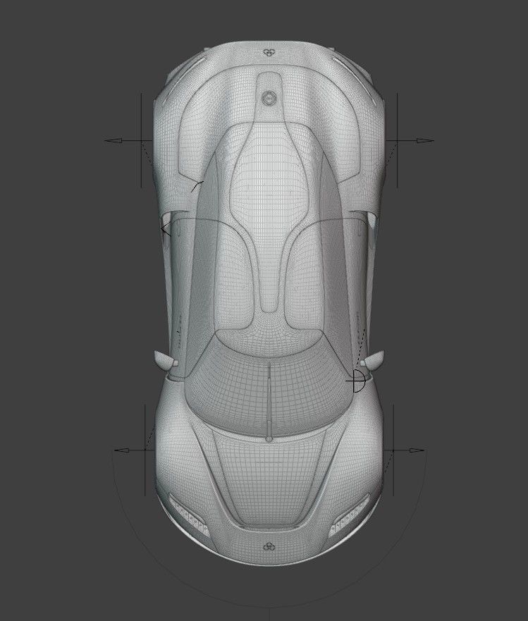 Modeling Car 3D model_3