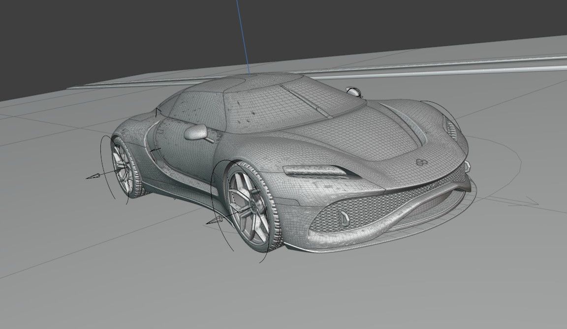 Modeling Car 3D model_2