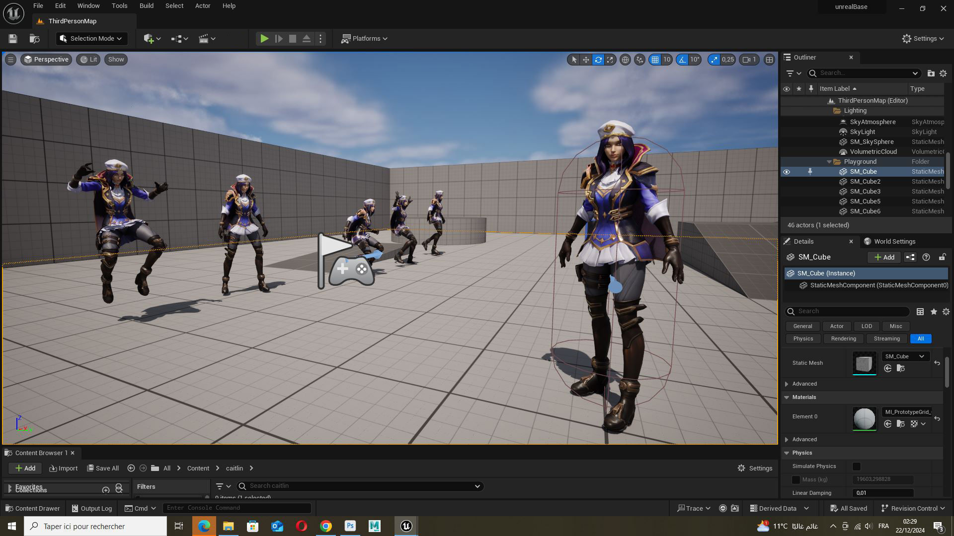 Caitlyn Kiramman Arcane 2 Low-poly 3D model_13