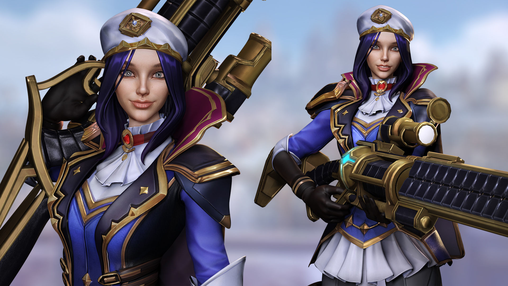Caitlyn Kiramman Arcane 2 Low-poly 3D model_5