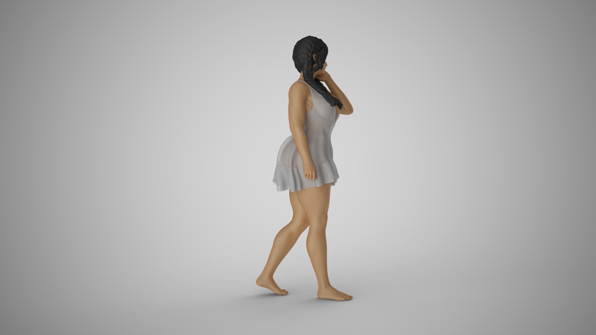 Appealing Woman 3D print model_4