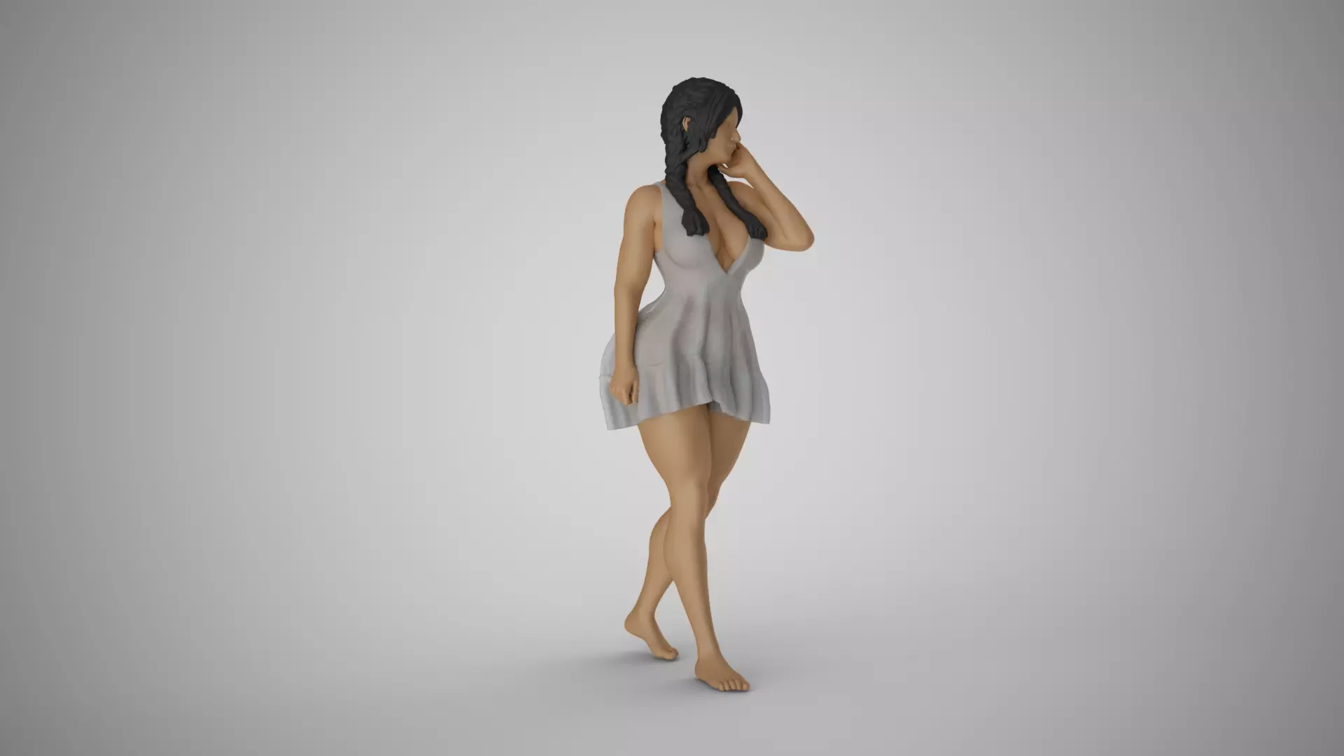 Appealing Woman 3D print model_0