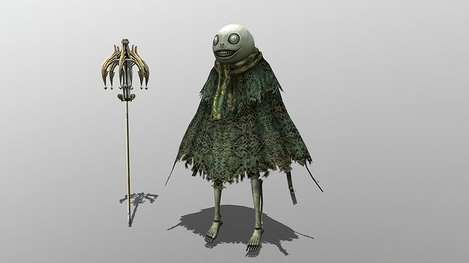 Experimental Weapon No 7 Low-poly 3D model