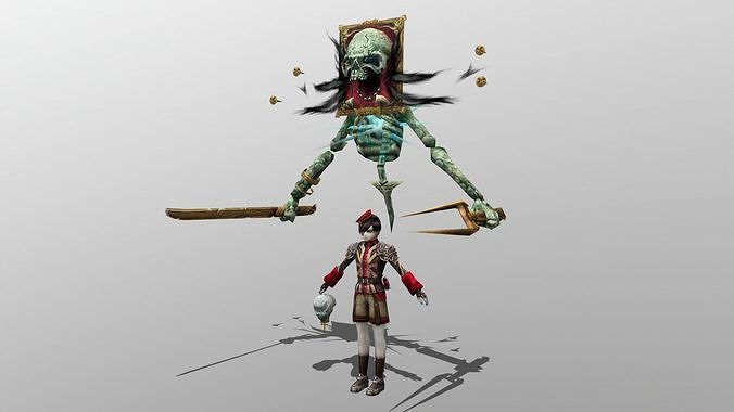 Dorian Gray Low-poly 3D model