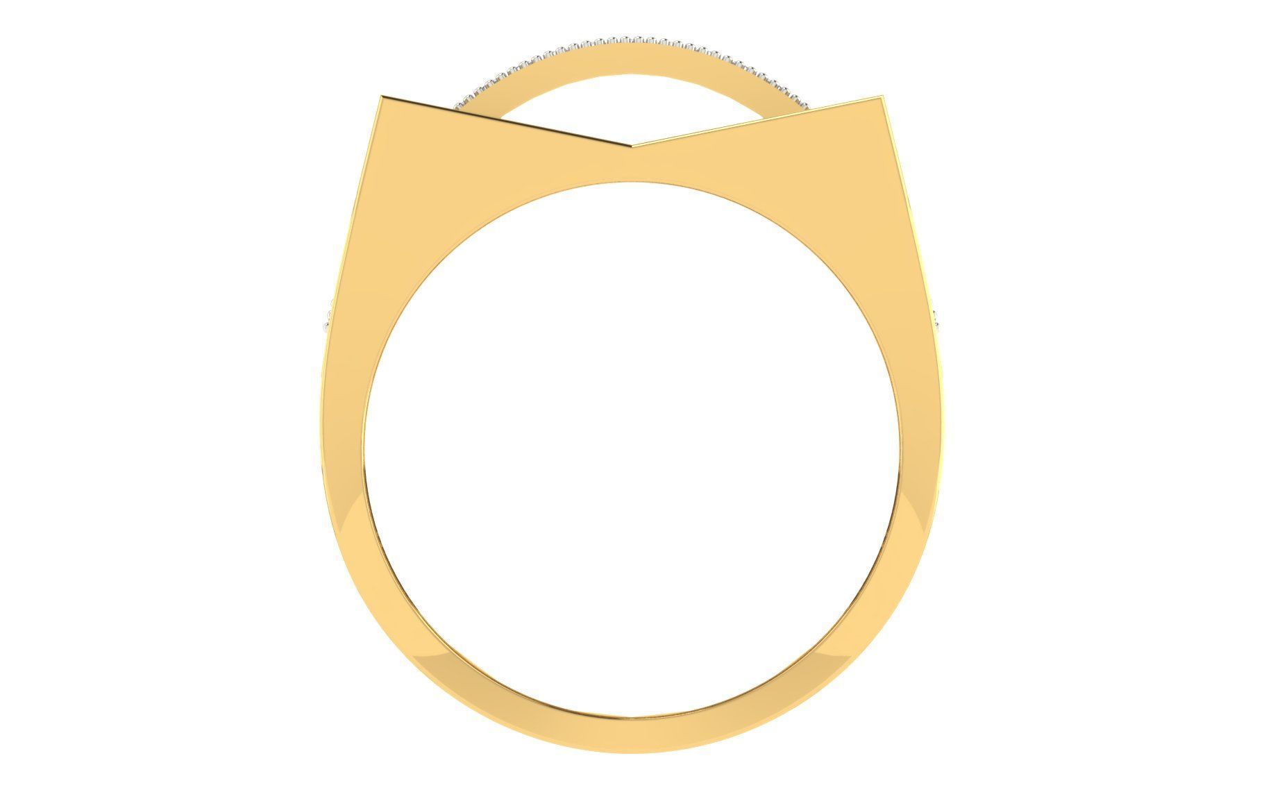  Mens Ring  Render 3dm STL OBJ FBX Details 3D print model_3