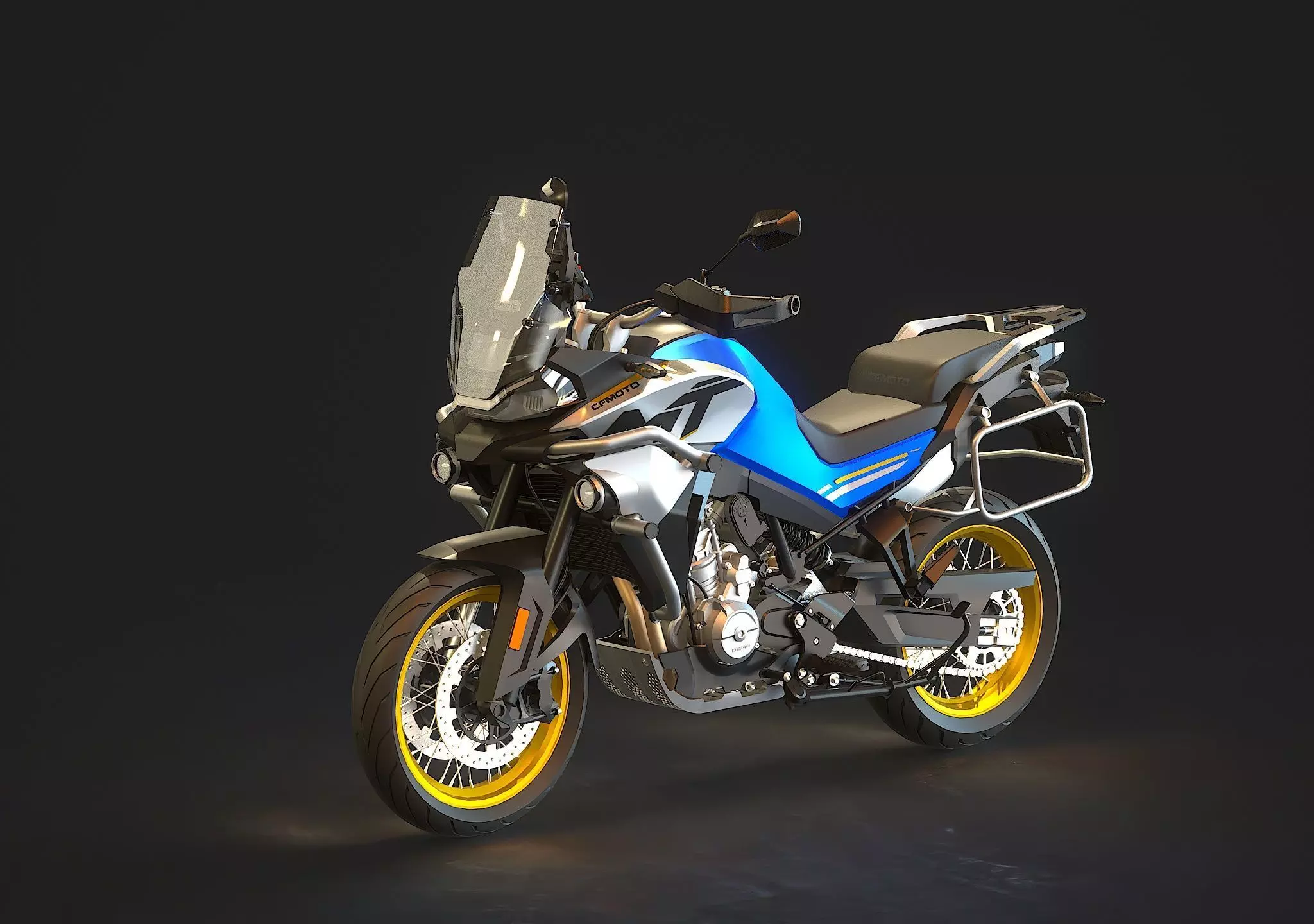 Base model CF MOTO 800 MT 2024 3D model