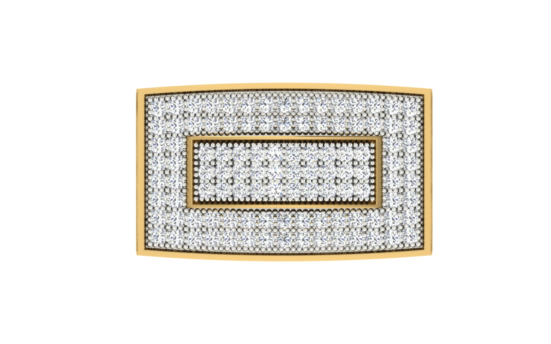  Mens Ring  Render 3dm STL OBJ FBX Details 3D print model_7