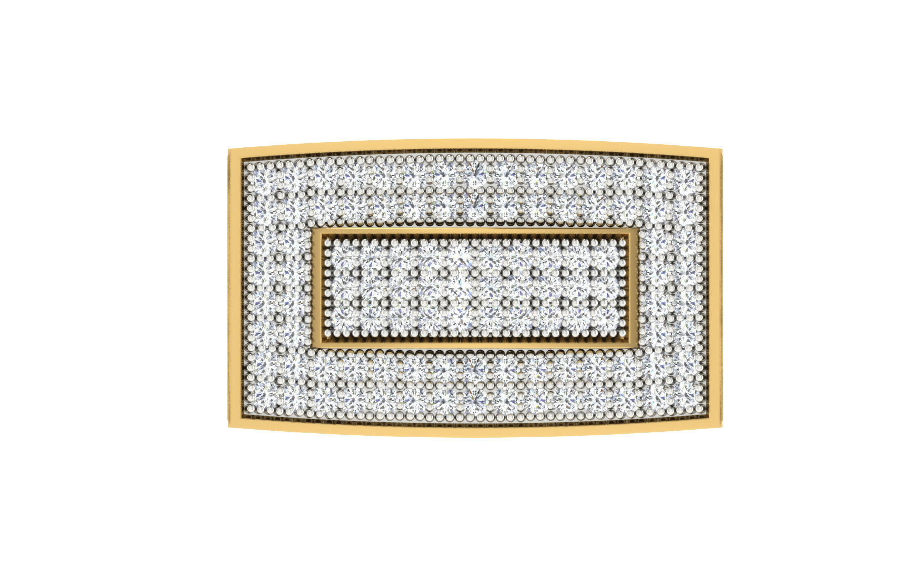  Mens Ring  Render 3dm STL OBJ FBX Details 3D print model_1