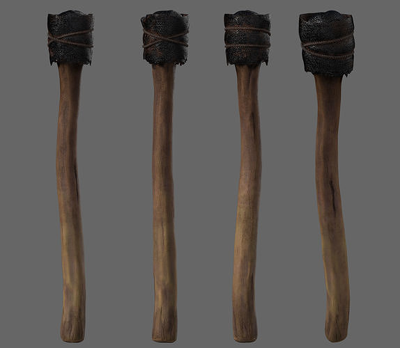 torch 3D model