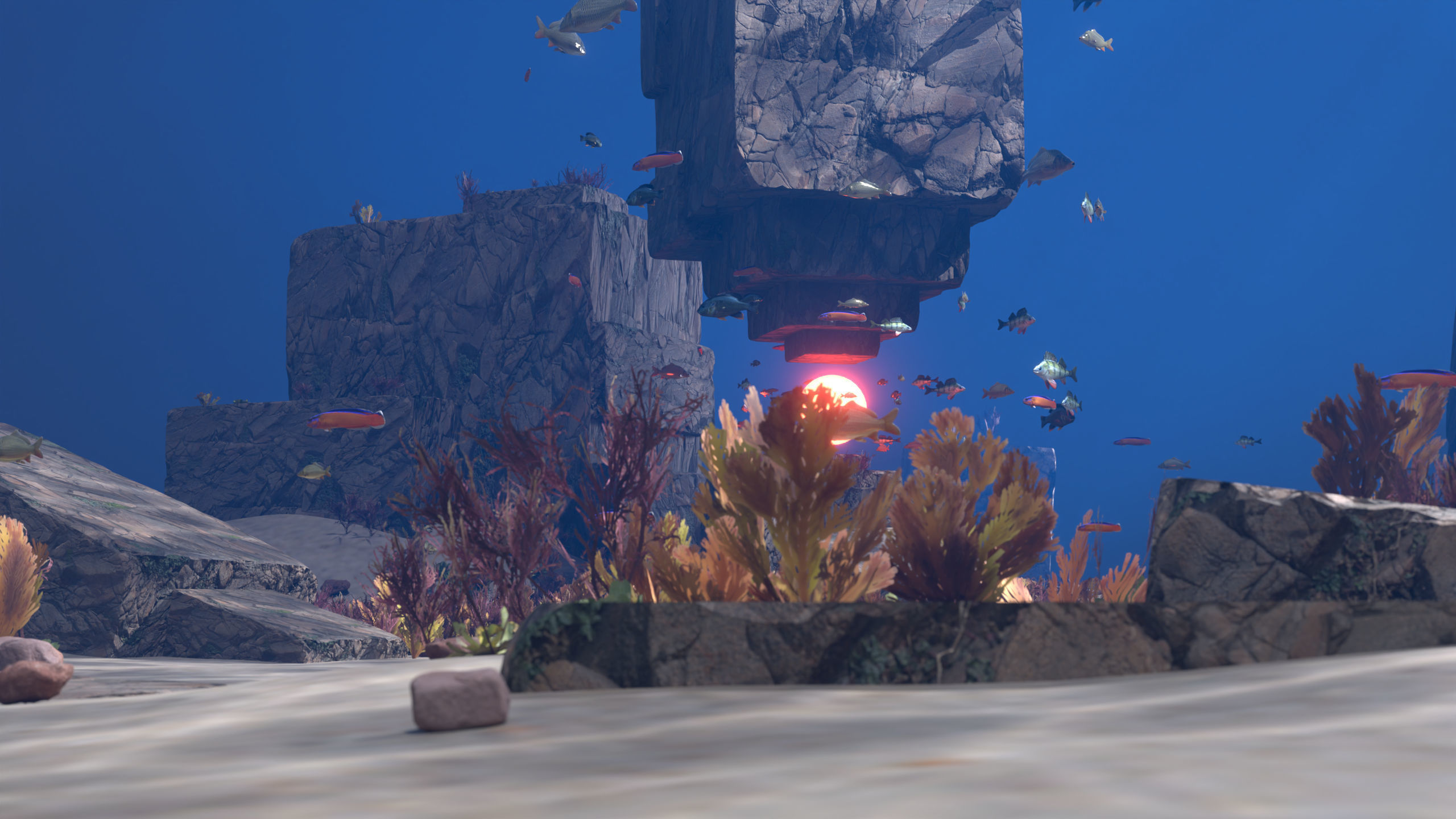 Realistic Underwater Scene  3D model_3