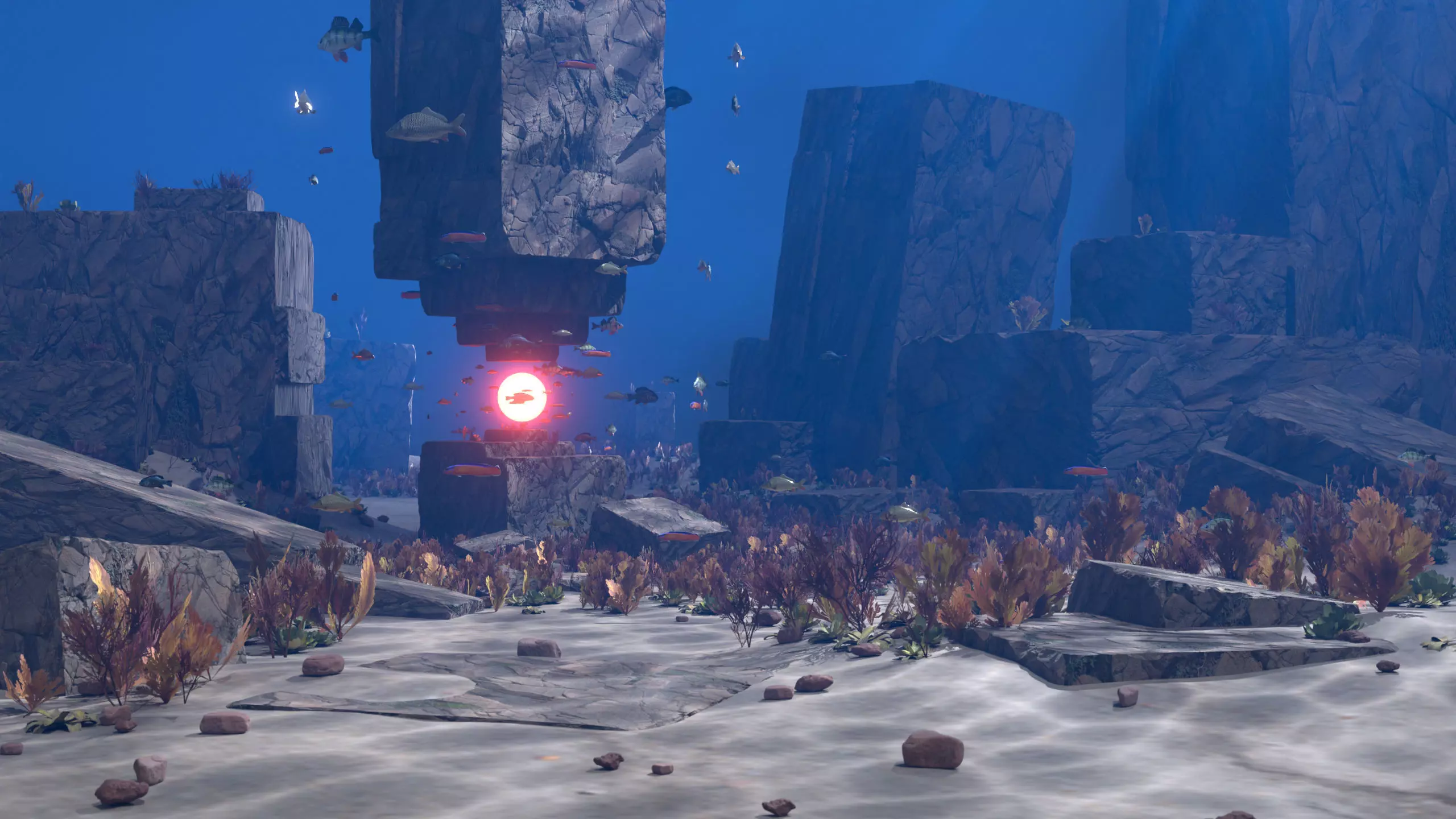Realistic Underwater Scene  3D model_0