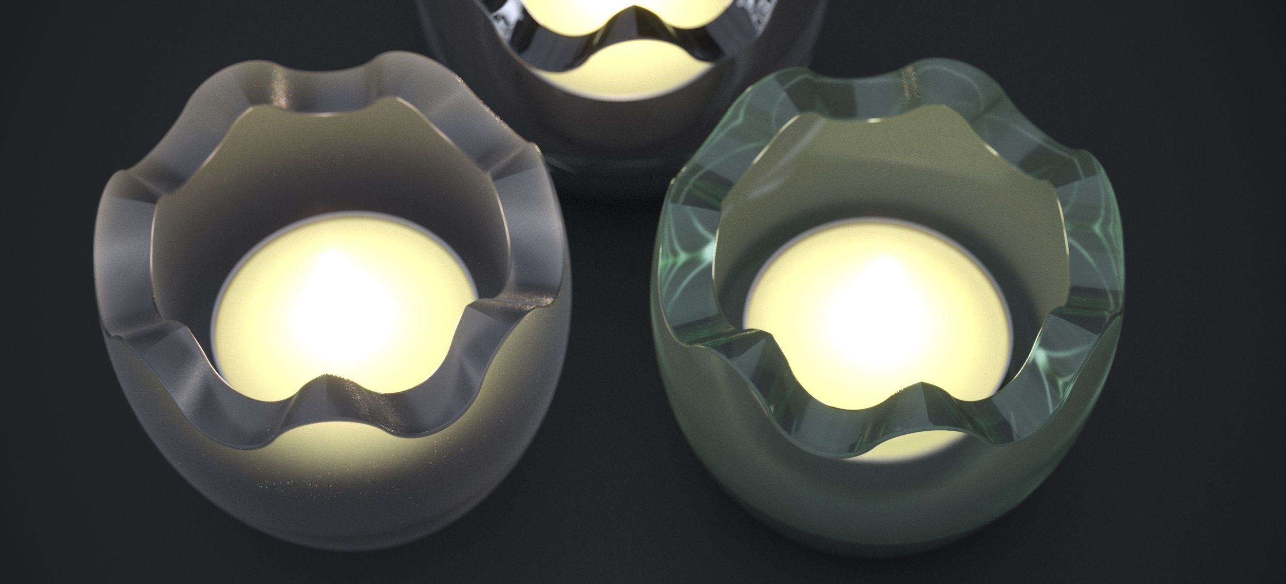 CHRISTMAS CANDELITE HOLDER 2024 3D model_8