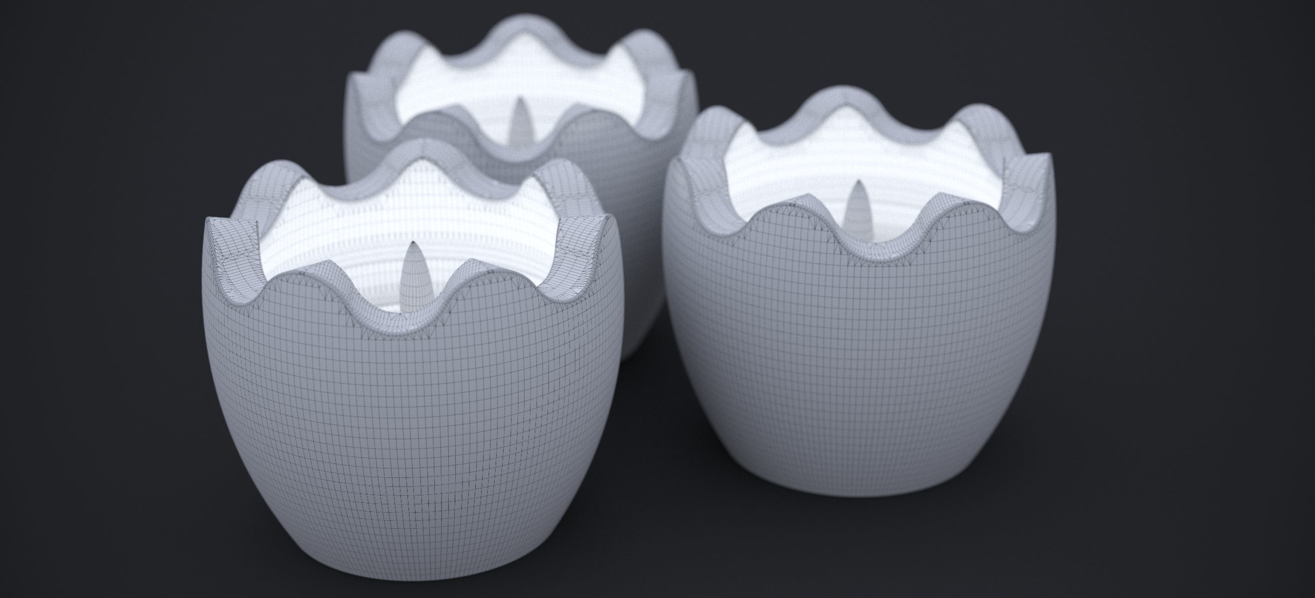 CHRISTMAS CANDELITE HOLDER 2024 3D model_11