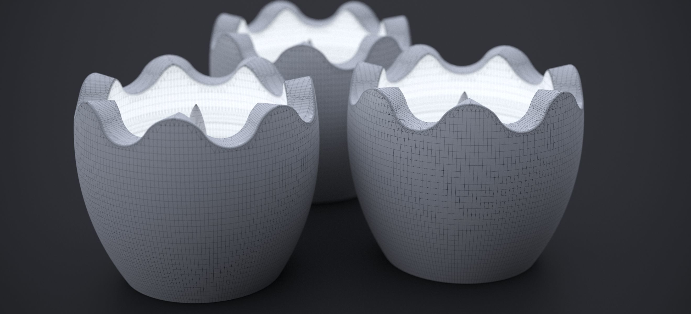 CHRISTMAS CANDELITE HOLDER 2024 3D model_14