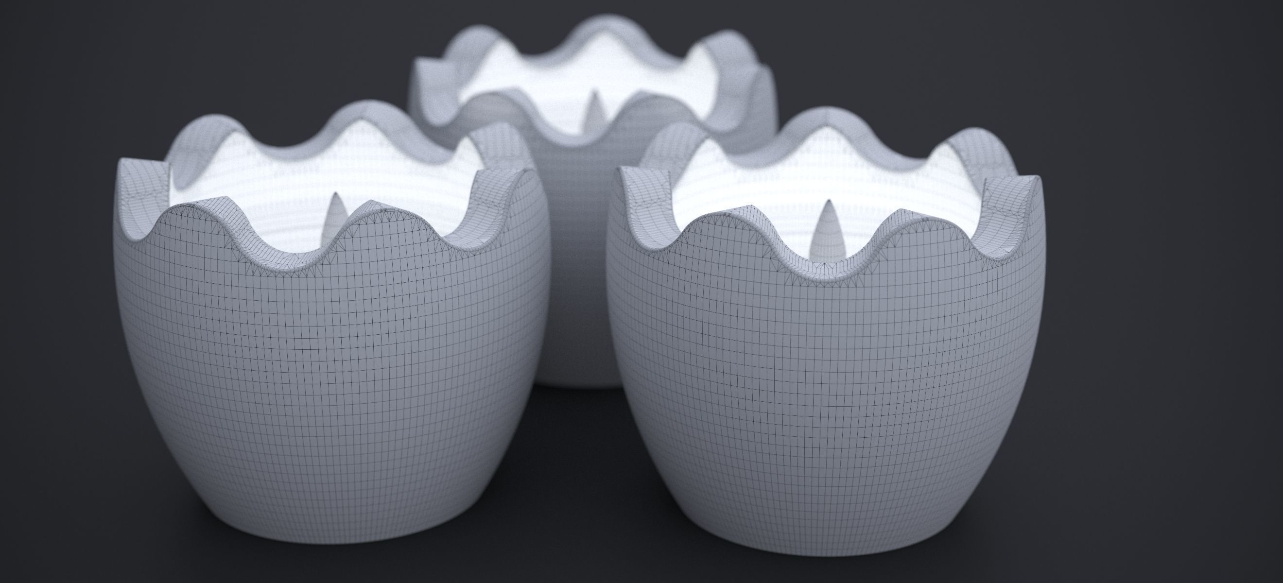 CHRISTMAS CANDELITE HOLDER 2024 3D model_16