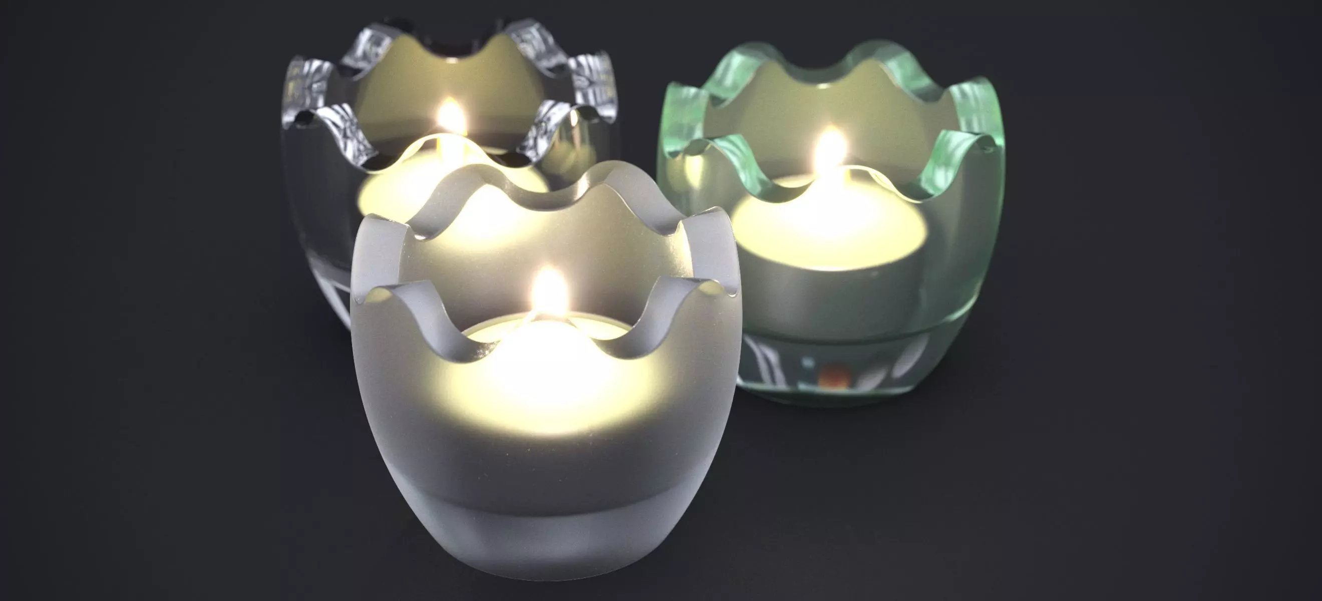 CHRISTMAS CANDELITE HOLDER 2024 3D model_0