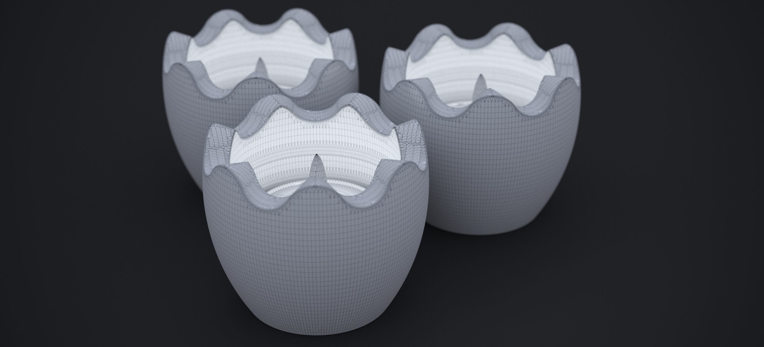 CHRISTMAS CANDELITE HOLDER 2024 3D model_10