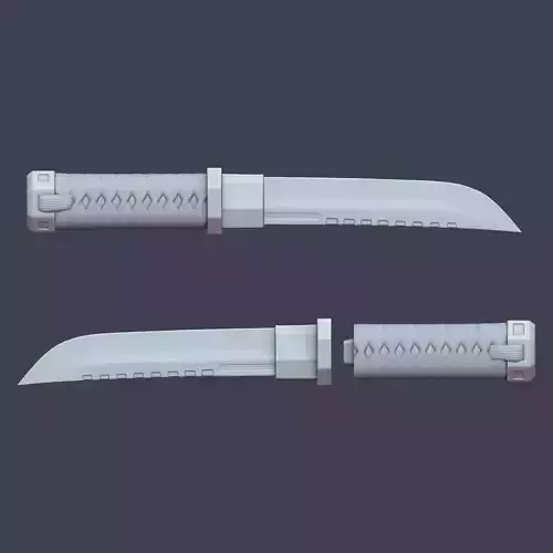 Katana Knife  3D printing