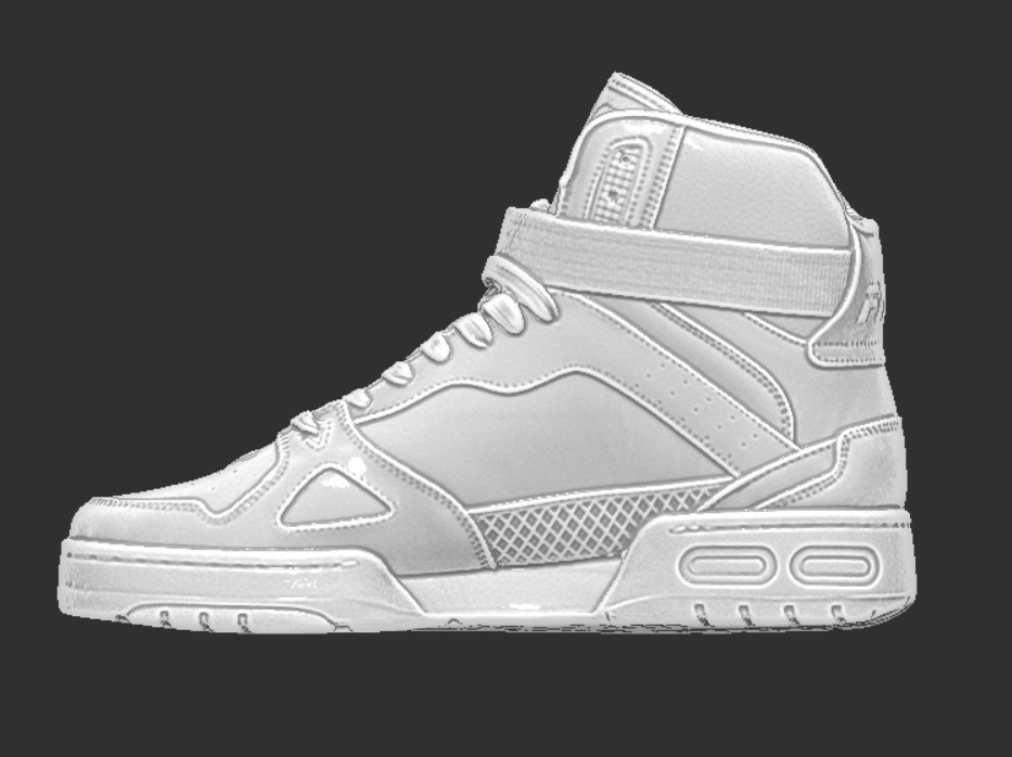 3D Scanned FILA Teratach 600 HI x Hatsune Miku 3D print model_1