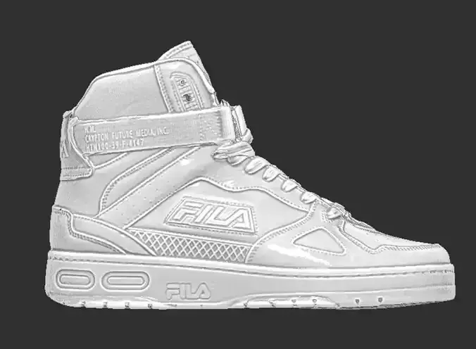 3D Scanned FILA Teratach 600 HI x Hatsune Miku 3D print model