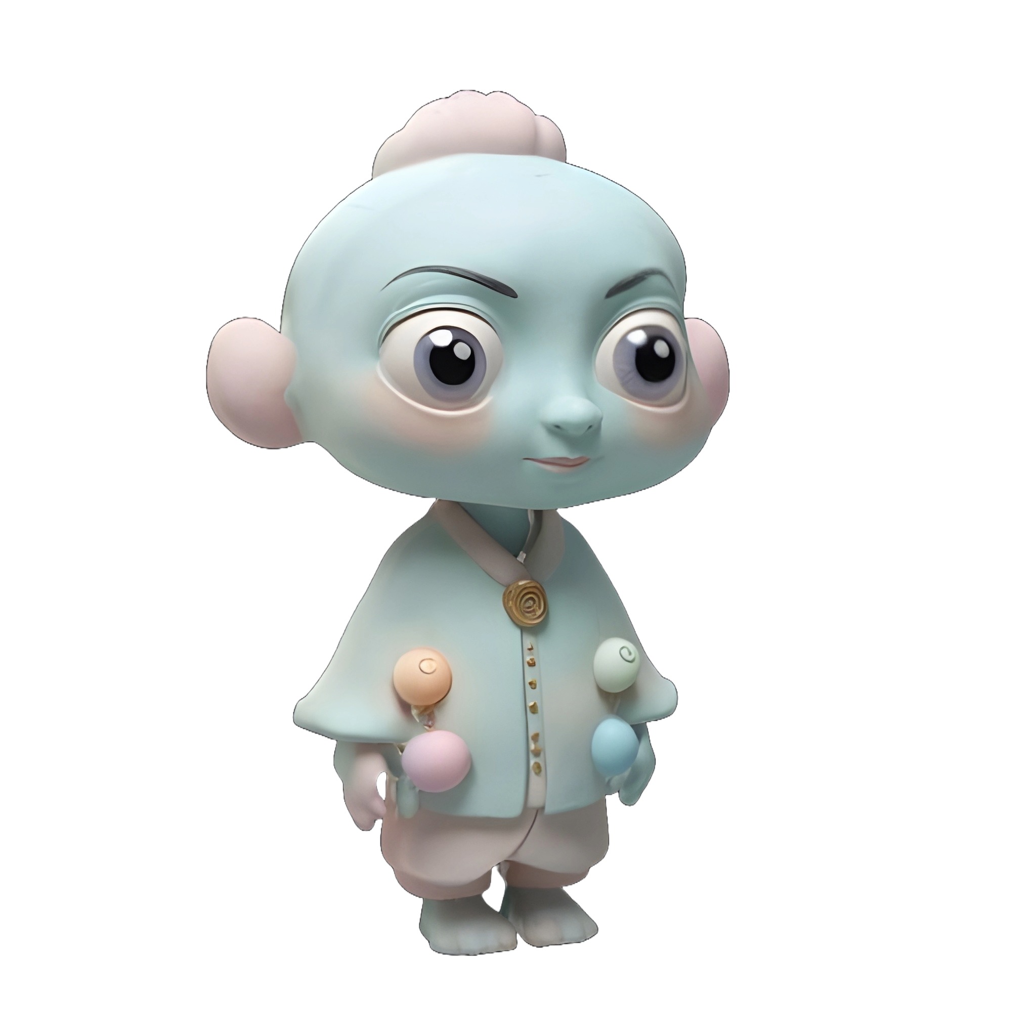 Mystical Beings Character Set 3D print model_1