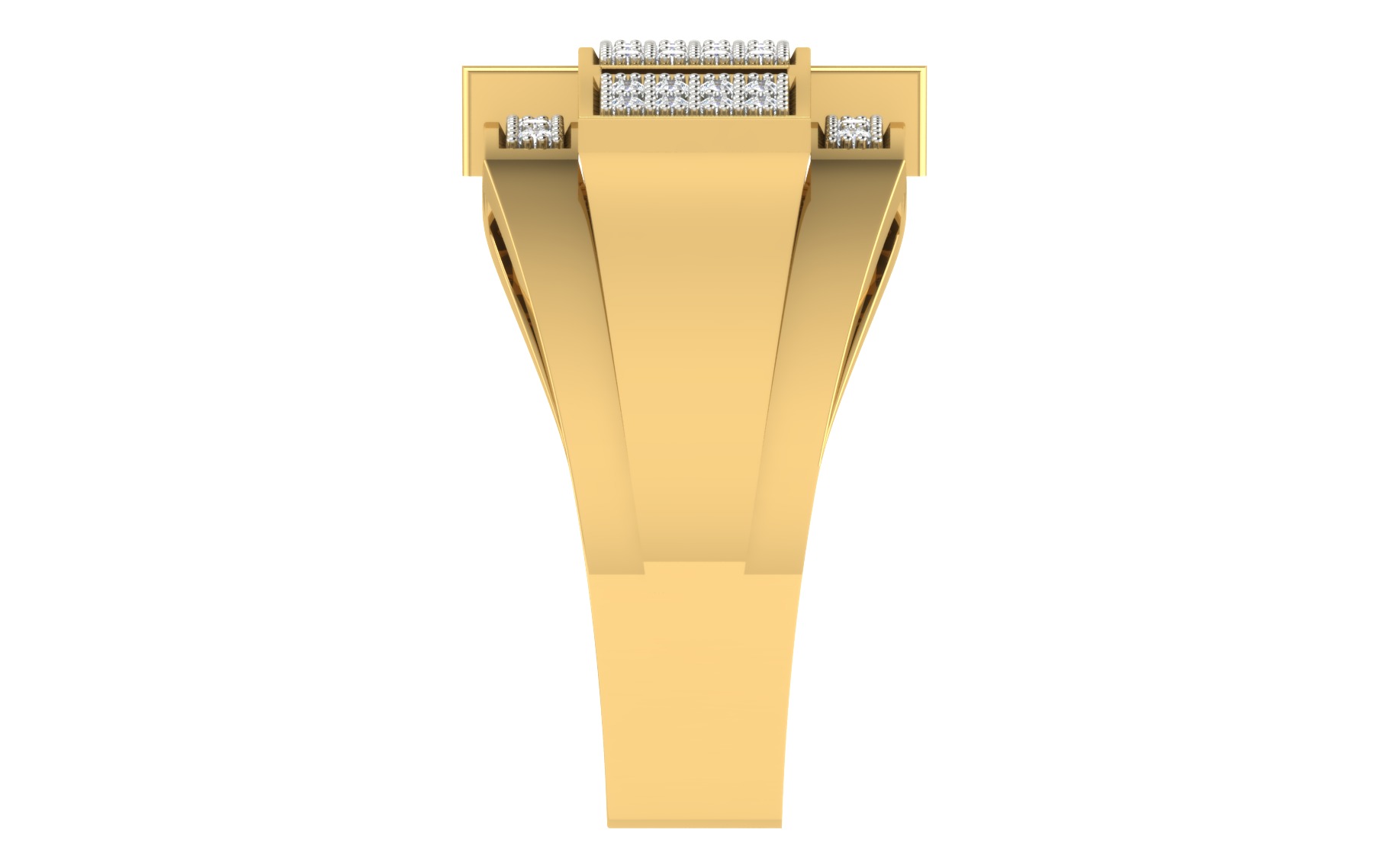 Mens Ring Render 3dm STL OBJ FBX Details 3D print model_6