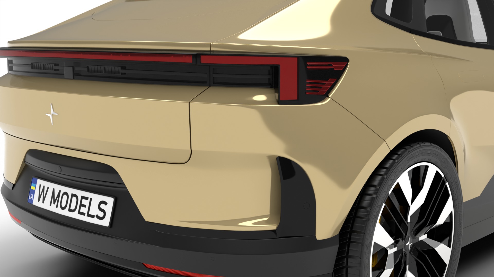 Polestar 4 2024 3d model  3D model_15