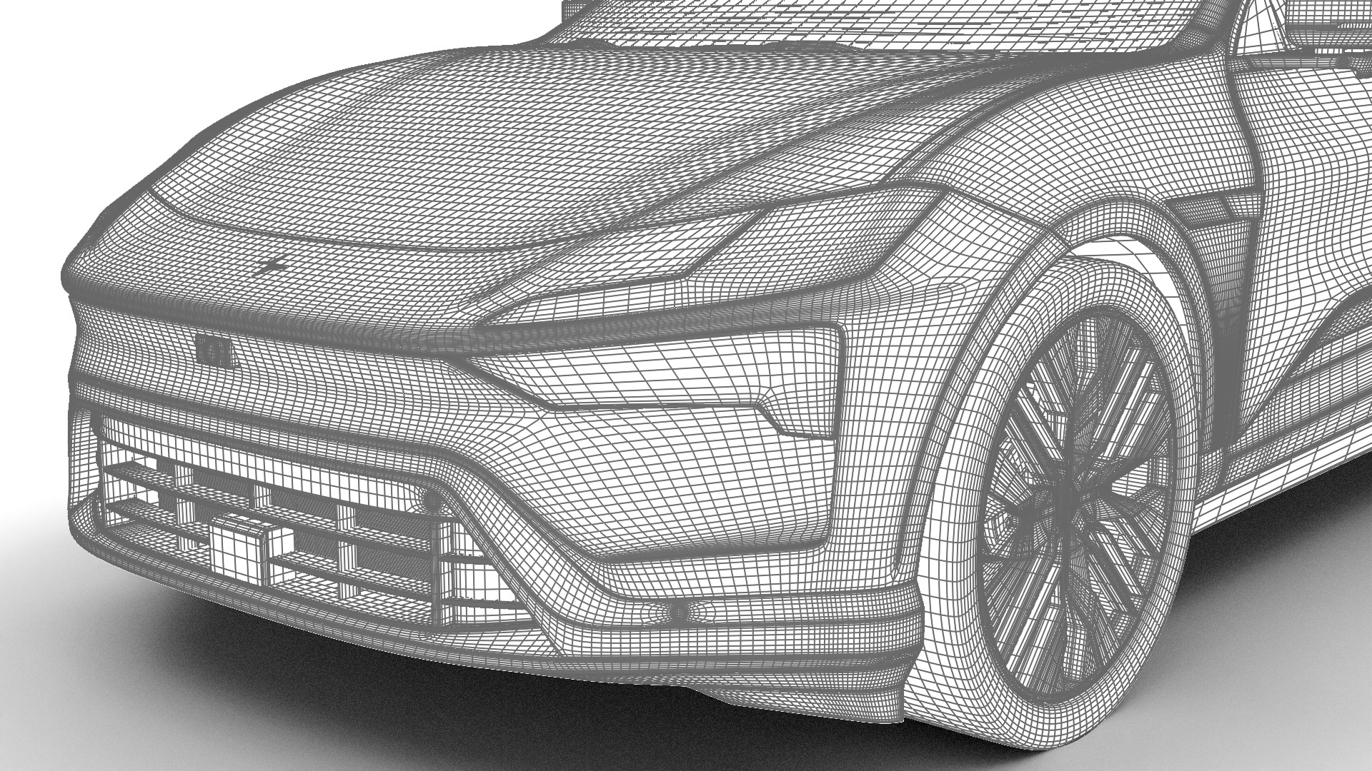 Polestar 4 2024 3d model  3D model_29